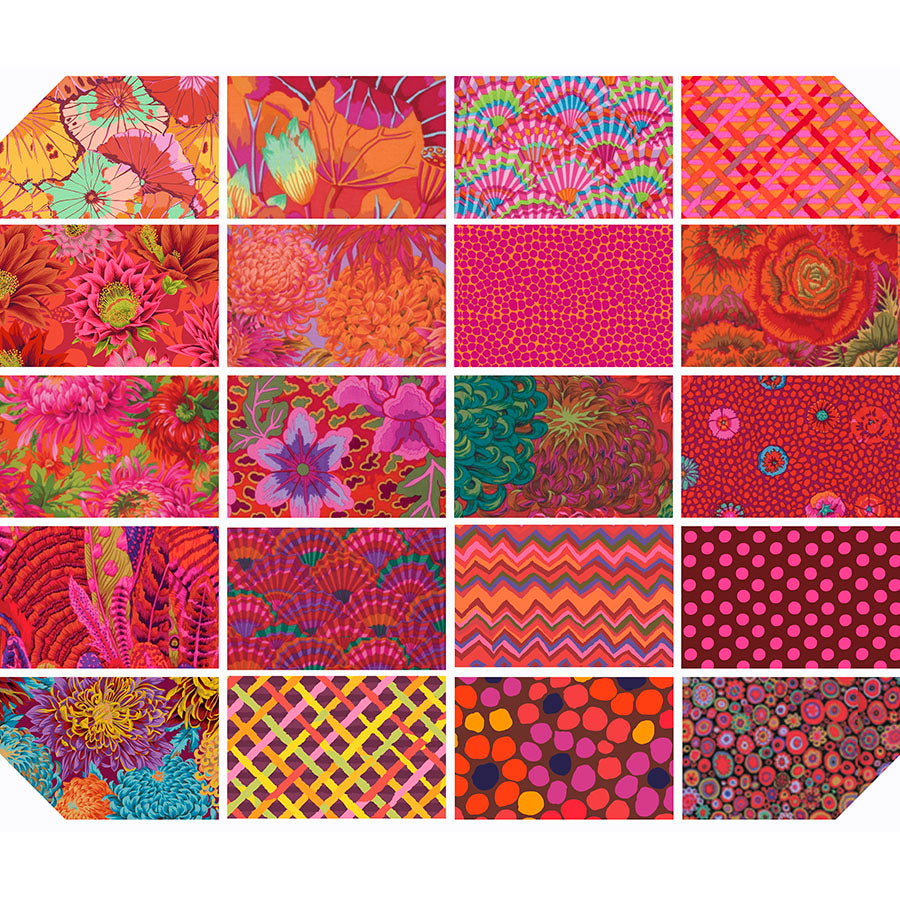 Kaffe Fassett Collective- Classic Equator 10" Charm Pack 42 Pieces