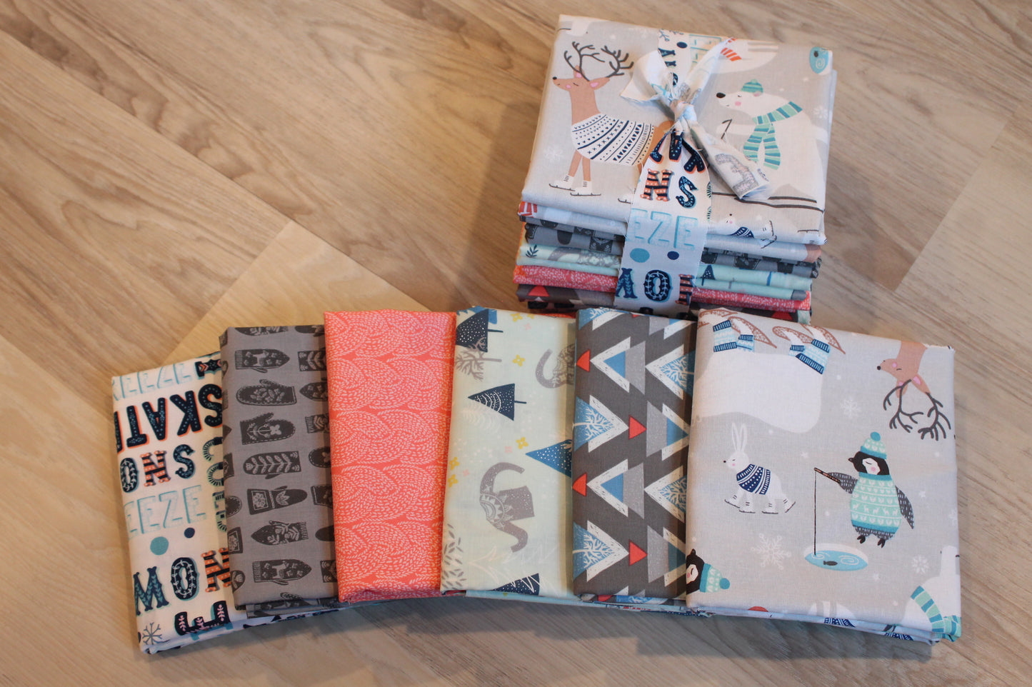 Winter Fun Fabric Bundle ~ 6 Half Yard Bundle
