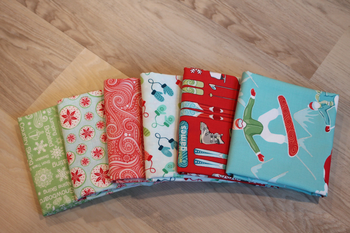 Winter Fabric Bundle ~ 6 Half Yard Bundle