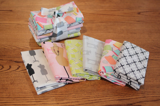 Sewing Fun Fabric Bundle ~ 6 Fat Quarters