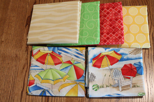 Beach Fun I Fabric Bundle ~ 6 Half Yard Bundle