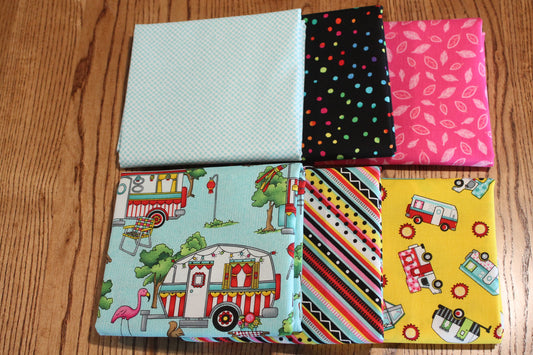 Camping Fun 2 I Fabric Bundle ~ 6 Half Yard Bundle