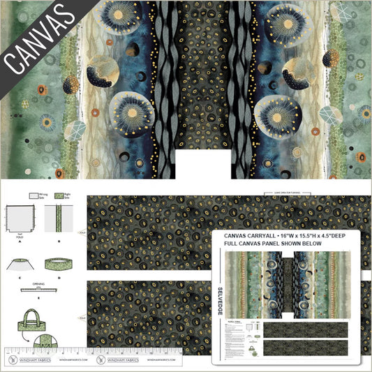 Flora & Form Canvas Carryall 54785DCP-X Multi